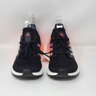 Adidas UltraBoost 20 Core Black Coral Running Shoes Mens Size 4 EG0756 New adidas Ultra Boost 20  main image 2