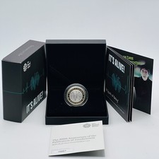 2018 RM 200th Anniversary Of Frankenstein £2 Silver Proof PIEDFORT Coin COA:887