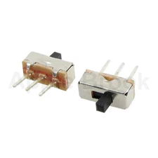 10 Pcs Mini Micro Slide Switch On-Off 2 Position SPDT 3Pin PCB Breadboard