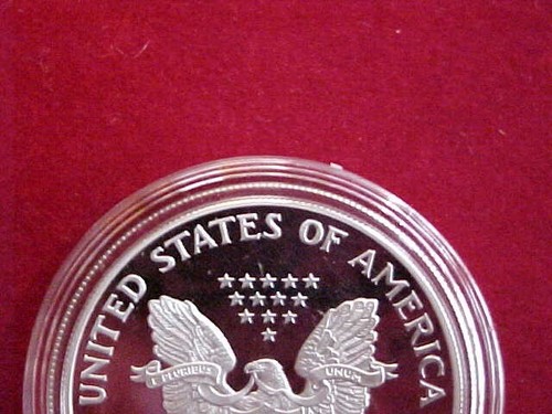 424) 2001 W American Silver Eagle PP - KEIN COA - KEIN OGP - beginnt bei 50,00 $ - Bild 5 von 6