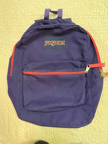 Jansport Backpack, Purple/Hot Pink trim 