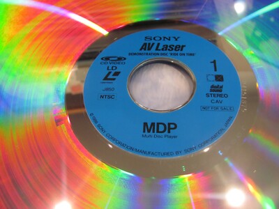 【激レア】THE MODS Laser Disk REVENGE Sony AV Laser Demonstration Disc Ride on Time MDP 1988 Laserdisc