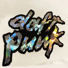 Daft Punk Holographic Vinyl Decal – Premium Adhesive for Cars, Laptops & More