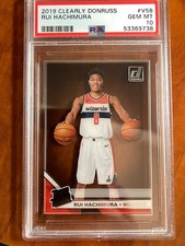 🔥 Rui Hachimura 2019-20 Clearly Donruss Rookie Variation RC #V58 PSA 10