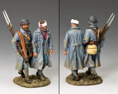 FW067 -- Poilu attending to a General's Horse