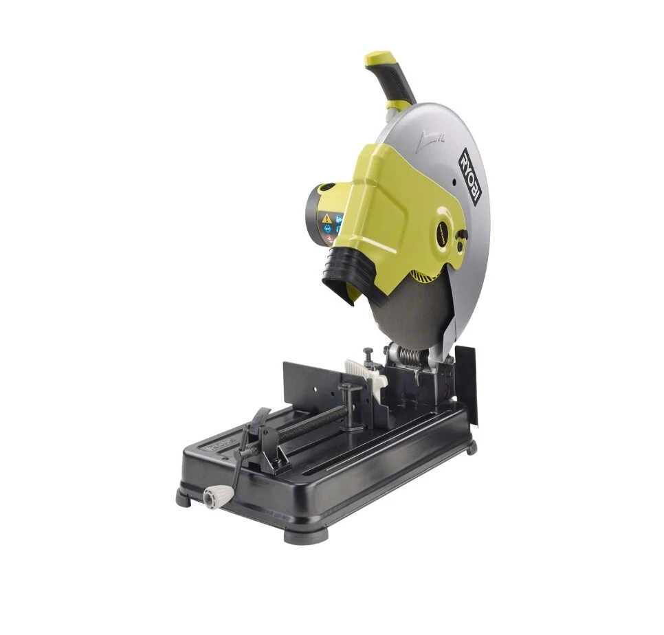 2200W RYOBI 355mm Abrasive Metal Steel Cut Off Drop Chop Saw 4yr
