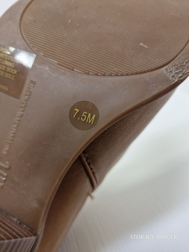 Inc International Concepts Rickie Women's US 7.5M Chelsea Bootie Brown Leather - Picture 9 of 10