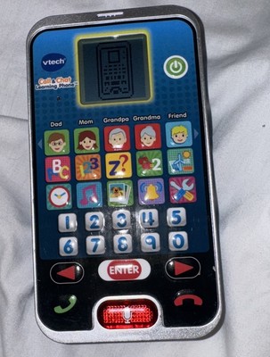 VTech Call & Chat Learning Phone Toy   6  x 3    Lights & Sounds   Tested Works