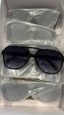 Black Aviator Style Sunglasses Multipack 5 Pack Black Sunglasses Lot of 5
