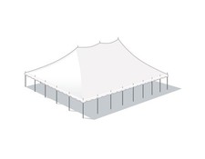 50x80 Commercial Pole Tent Canopy Sectional Outdoor Party Gazebo Heavy Duty