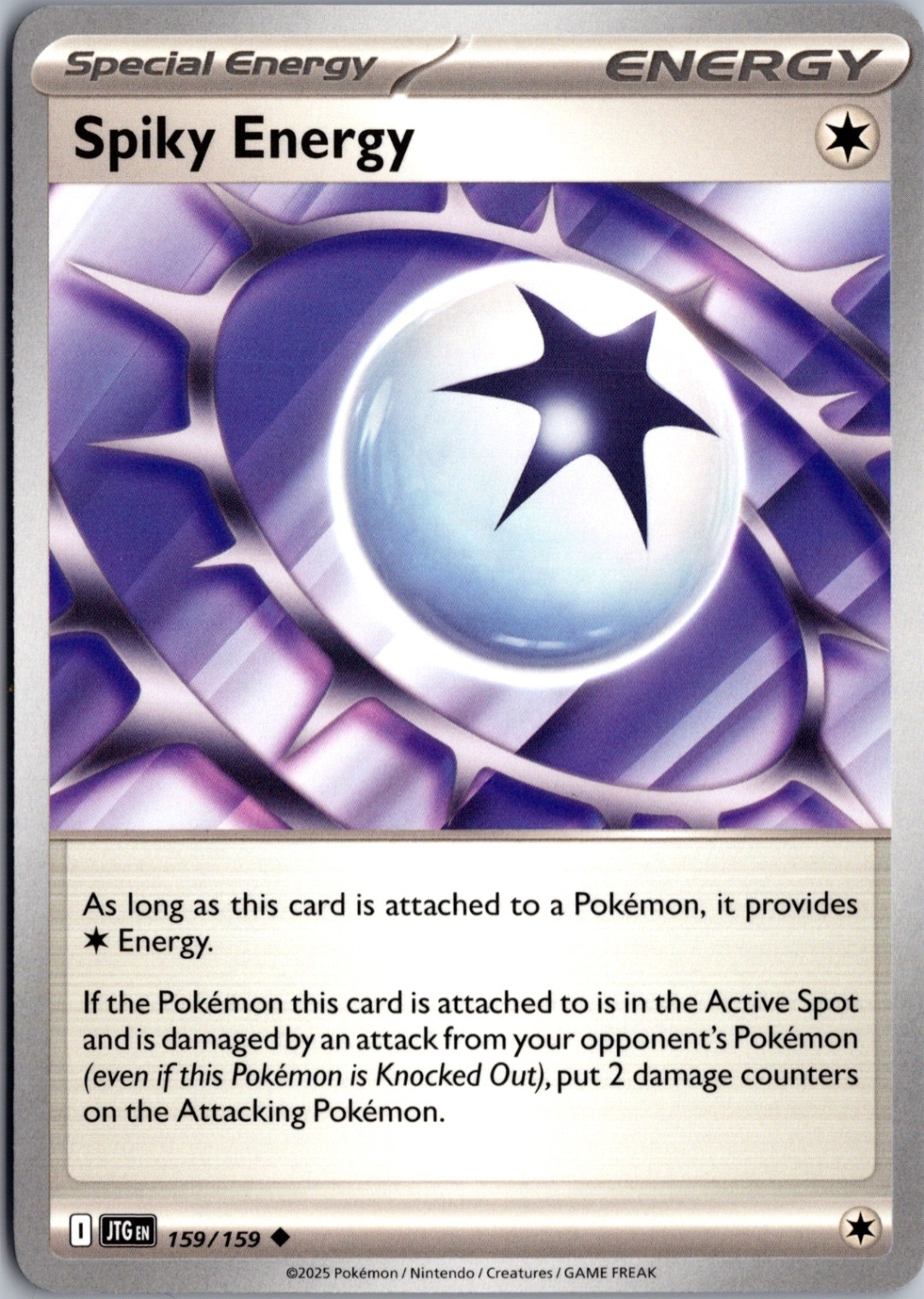 Spiky Energy - Uncommon SV09: Journey Together 159/159 NM