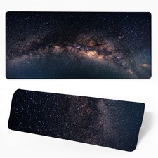 Desk Pad Galaxy Desk Mat for Keyboard and Mouse, Large XXL Gaming Mouse Pad w...