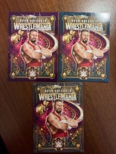 (3) 2026 Bron Breakker Wrestlemania 42 WWE World Exclusive Topps /249 /399  base