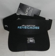 NWT Arlington Dallas Renegades XFL Football Team Logo Sun Visor Hat Cap