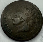 1874 Indian Head Cent Exact Coin Imaged #IND983