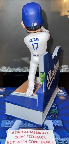 L.A. DODGERS SHOHEI OHTANI CAREER HOME RUN COUNTER BOBBLEHEAD FOCO NIB #51 / 200 - Picture 6 of 21