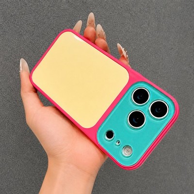 For iPhone 17 16 15 14 Pro Max 13  Cute Candy Color Block Shockproof Phone Case