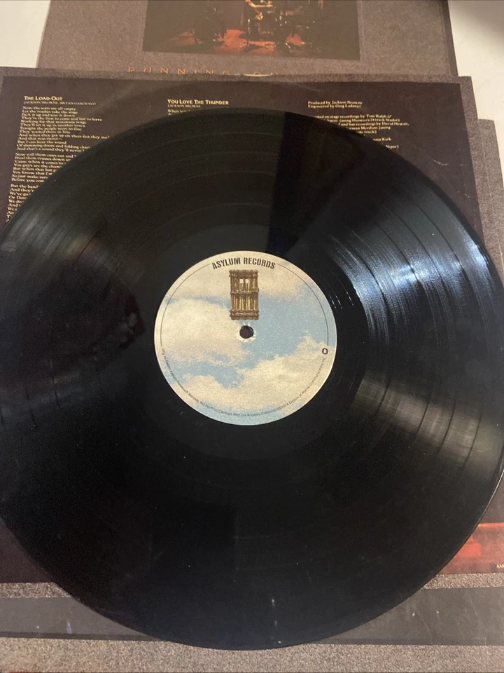 JACKSON BROWNE - Running On Empty (1977) - 12" Vinyl Record LP - With Booklet Foto 3 de 4