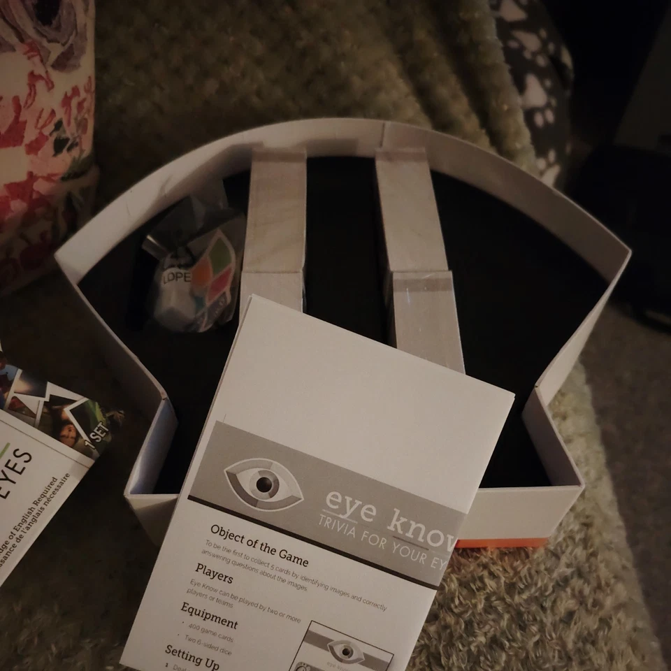 Eye Know Trivia For Your Eyes - Quiz Board Game 2-4 Players, Ages 12+ - Complete - Image 3 of 4