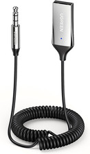 UGREEN Aux to Bluetooth 6.0 Adapter 3.5Mm Bluetooth Receiver for Car USB 2.0