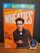 Josh Safdie Signed Marty Supreme Wheaties Box A24 Exclusive RARE Auto BAS COA