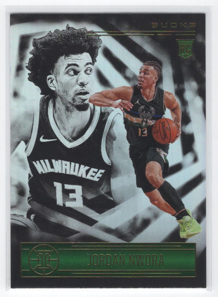 #174 2020-21 Illusions { Jordan Nwora RC Milwaukee Bucks