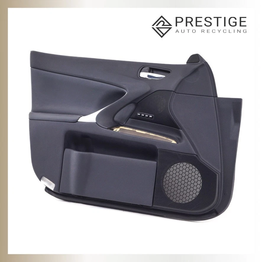 12-2013 LEXUS IS250 IS350 Door Trim Panel Cover Front Left Black 67620-53580-C4 - Image 2 of 4