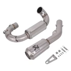 For Ducati Panigale V2 2019-2024 Streetfighter V2 Exhaust Muffler Mid Link Pipe