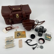 Vintage Exakta Ihagee Dresden VX IIa Camera With Ihagee Light Metered Viewfinder