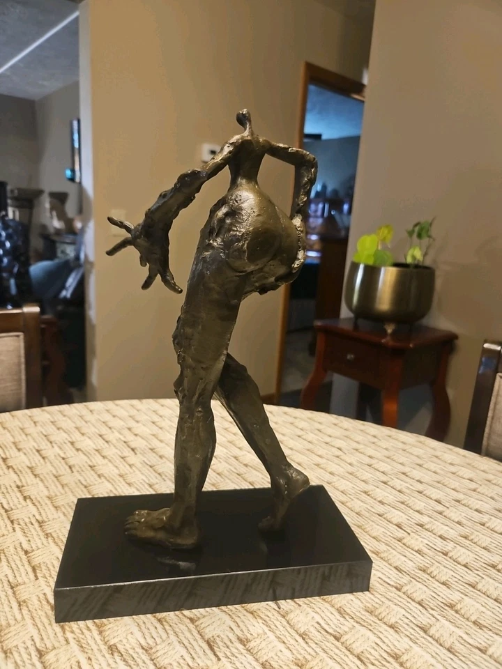 14" Salvador Dali  Signed Statue - Image 4 of 4
