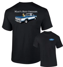 Licensed Ford Truck Man's Best Friends Dog T-Shirt