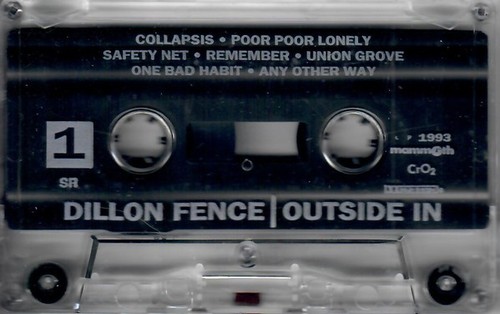 Dillon Fence Outside In cassette USA Mammoth 1993 MR00494 - Picture 2 of 2
