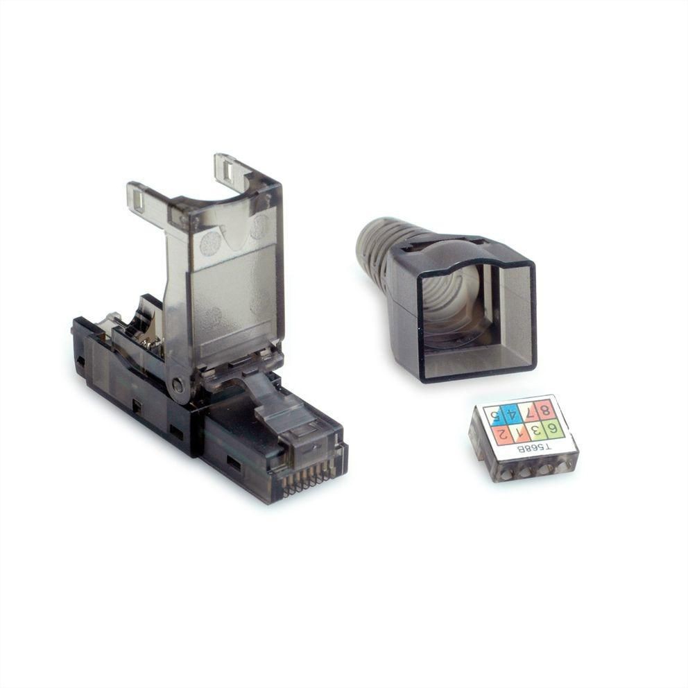 Value 26.99.0372 Wire Connector Rj45 Black.