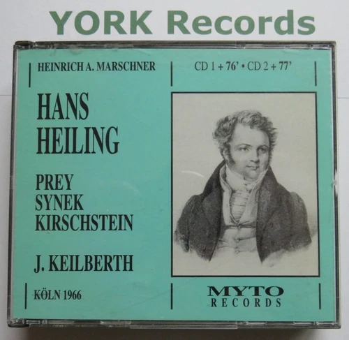 MARSCHNER - Hans Heiling KEILBERTH / PREY / SYNEK - Excellent Con 2 CD Set Myto