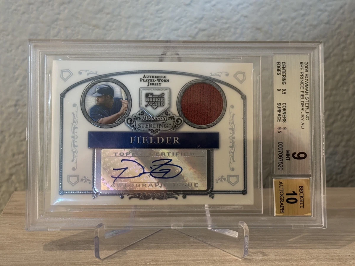 06/E-TOPPS 鑑定済 直筆サイン プリンス.フイルダー Rookie Topps Prince Fielder Baseball Sports Trading Card Singles Rookie