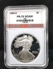 1989-S  Proof Silver Eagle PF DCAM #6503