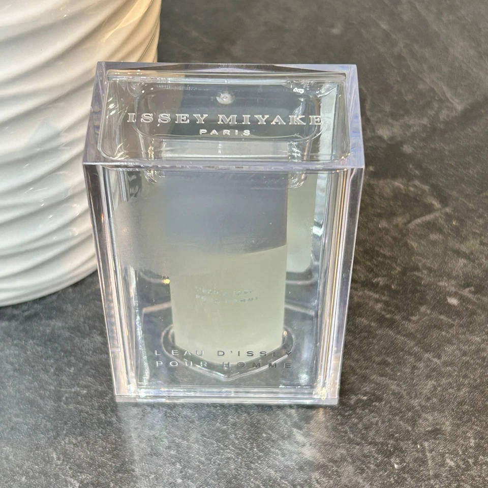 NUEVO Vintage Issey Miyake L'Eau D'Issey Pour Homme Mini EDT Solash .25 oz 7 ml Foto 3 de 4