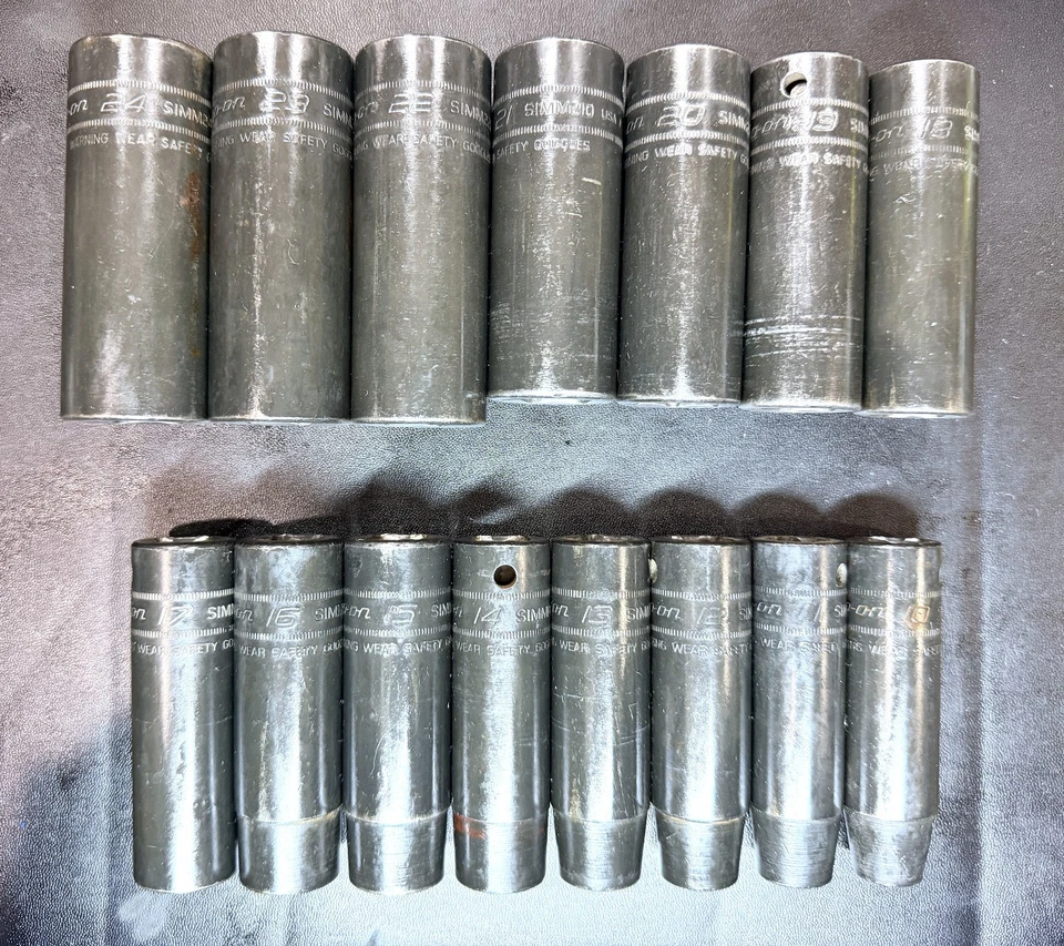 SNAP ON  15-Pc 1/2" Drive 6-Pt Flank Drive® Deep Impact Socket Set (10-24mm) USA - Image 3 of 4