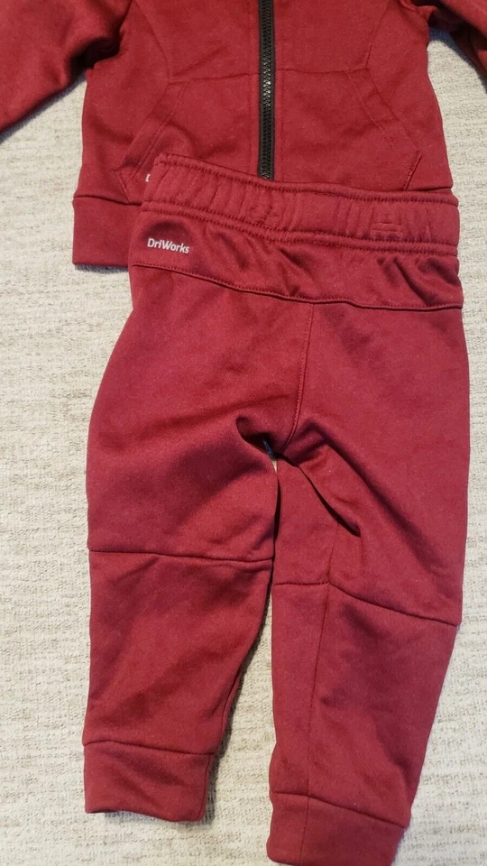 Pantalones de chándal para niños 18 meses rojo Foto 2 de 4