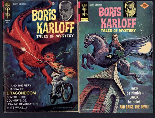 GOLD KEY COMICS - BORIS KARLOFF 34, 63 * ungradierte Comic Details in den Scans