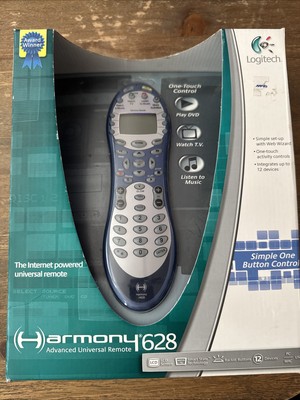 New Logitech Harmony 628 Internet Powered Advanced Universal Remote Control