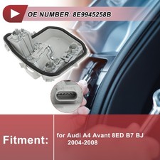 1 Stück Lampenträger Rechts für Audi A4 Avant 8ED B7 BJ 2004-2008 Nr. 8E9945258B
