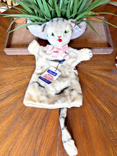 Mohair Kitty Cat Hand Puppet by Character Novelty With Tag - SO CUTE - B17