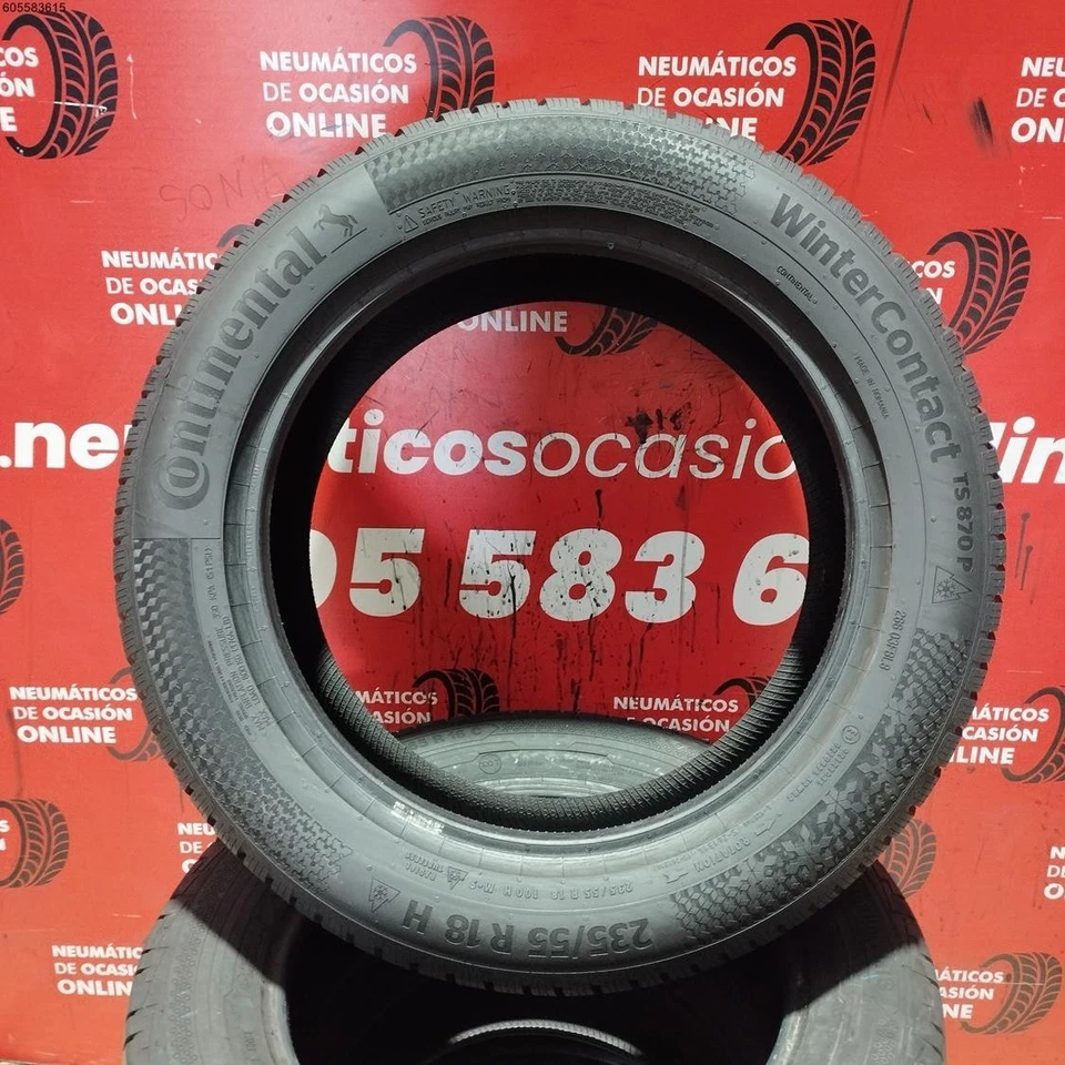 2x 235 55 R18 100H CONTINENTAL WINTER CONTACT  TS8710P M+S*  8.4/8.4 REF. 13878 - Imagen 2 de 4