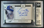 2024 Topps Definitive Shohei Ohtani Definitive Moments Auto #3/10 BGS 8.5