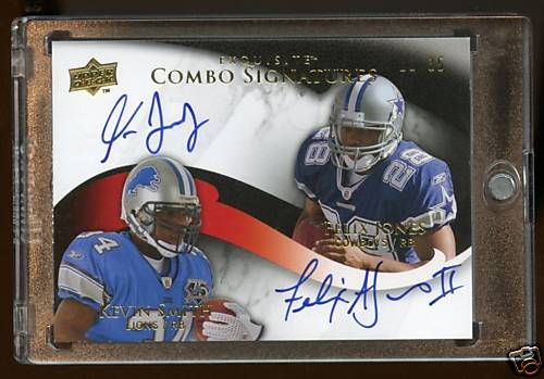 FELIX JONES KEVIN SMITH 08 EXQUISITE DUAL RC AUTO SP/35 - Picture 1 of 1