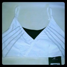 Women's Vintage Rare Nike Fitness Dance Training Bra Adjustable Straps Top Sz XS