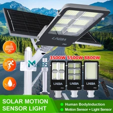 99000000000LM Lamparas Luces Led Solares Luz Para Exterior Patio Sensor De 8800W
