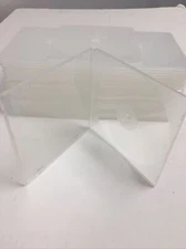 USDISC PP Poly Cases 5mm, Single 1 Disc (Clear) - 44 Pack