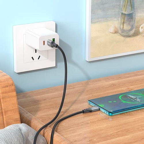 Hoco X92 Câble de Charge Silicone USB-C vers USB-C 60W Charge Rapide 3m/9,8ft Durable - Photo 3 sur 8